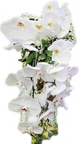 זר כלה סחלב נשפך