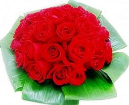 זר כלה ורדים אדומים 1