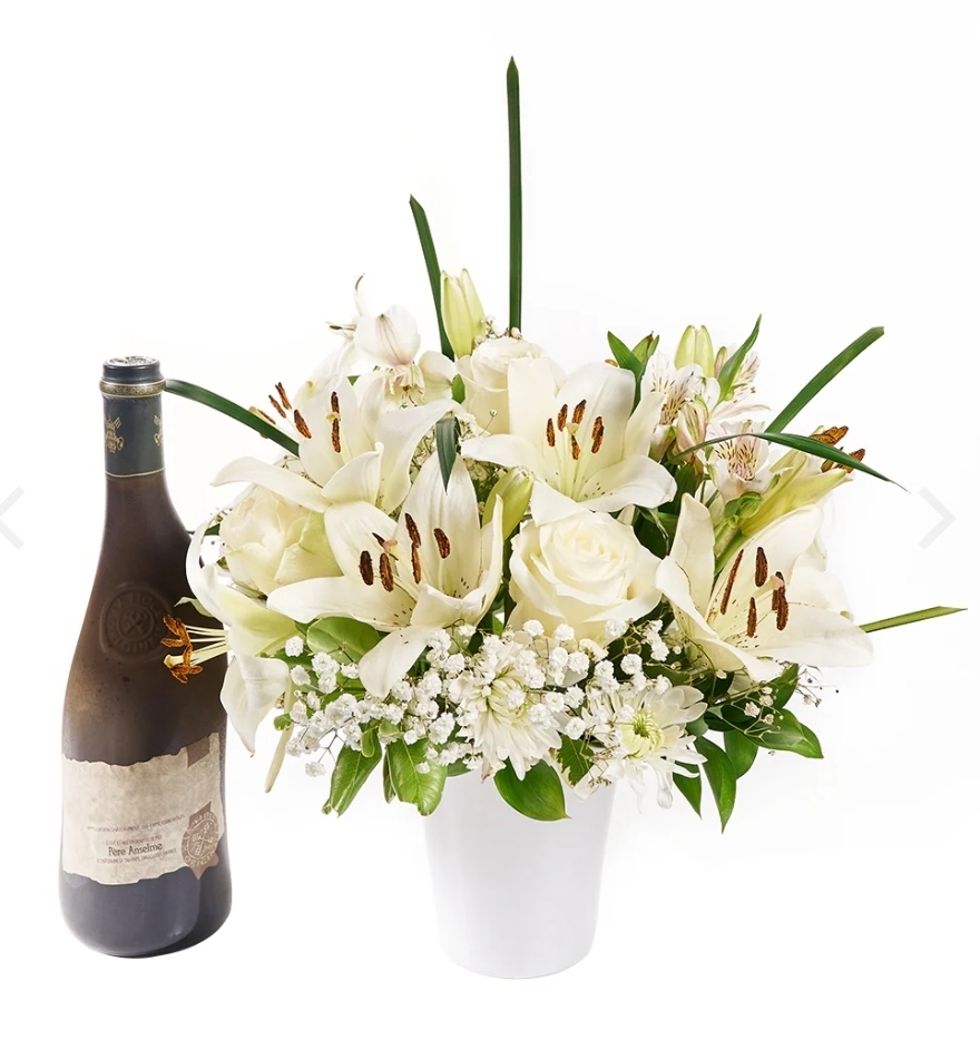 סידור לבן ושמפניה